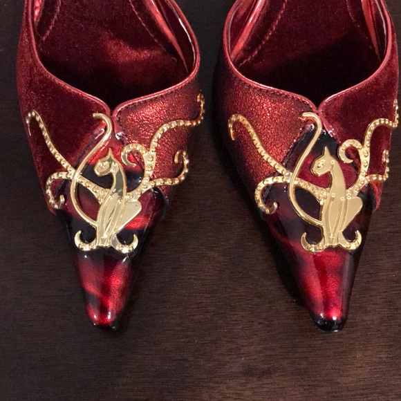 Baby Phat Multi-textured Slingbacks Fits 8-9 - Picture 3 of 8